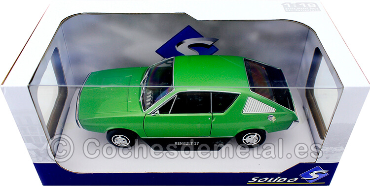 1976 Renault R17 MK1 Metallic Green Vernis 1:18 Solido 1803701