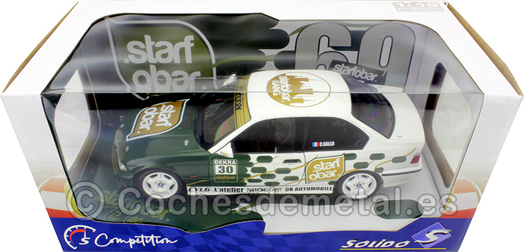 1994 BMW M3 Coupe (E36) Starfotictac Verde 1:18 Solido S1803906