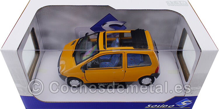 1993 Renault Twingo MK.1 Open Air Jaune Indien 1:18 Solido S1804003