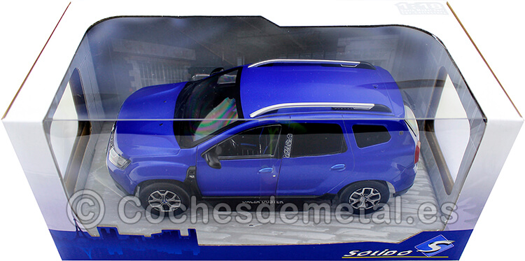 2018 Dacia Duster MK II Azul Cosmos 1:18 Solido S1804604