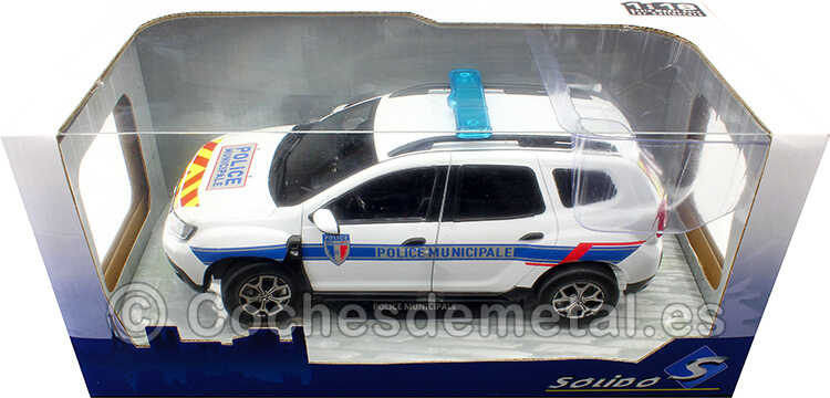 2021 Dacia Duster MK II Police Municipale/Policía Municipal 1:18 Solido S1804606