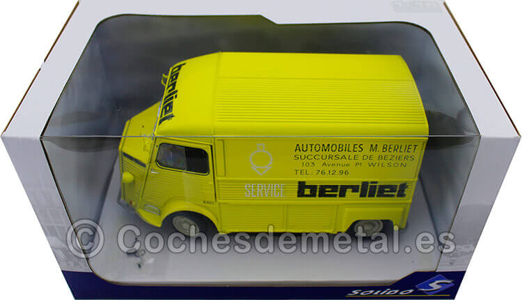 1969 Citroen Type H Berliet Service Amarillo 1:18 Solido S1804814