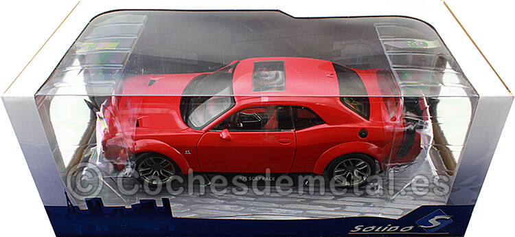 2020 Dodge Challenger R/T Scat Pack Widebody Rojo 1:18 Solido S1805702