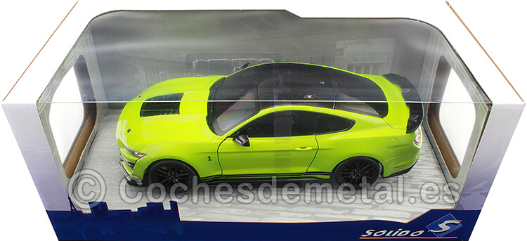 2020 Ford Mustang Shelby GT500 Fast Track Grabber Lime 1:18 Solido S1805902