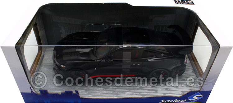 2022 Ford Mustang Shelby GT 500 Code Red Negro/Rojo 1:18 Solido S1805909
