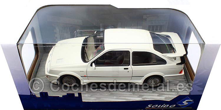 1987 Ford Sierra RS500 Blanco 1:18 Solido S1806104