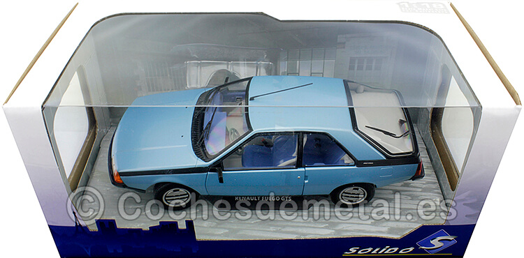 1980 Renault Fuego GTS Azul Cosmos 1:18 Solido S1806402