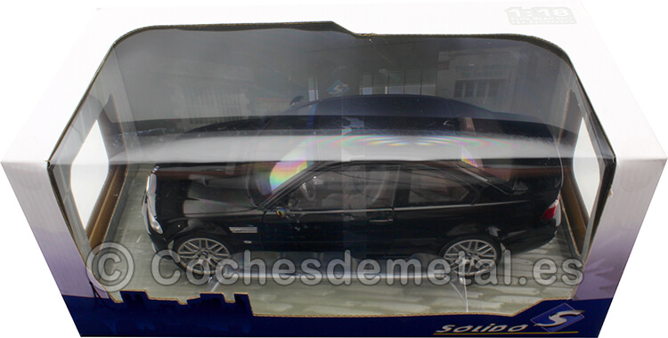 2003 BMW M3 (E46) Coupe Negro 1:18 Solido S1806506