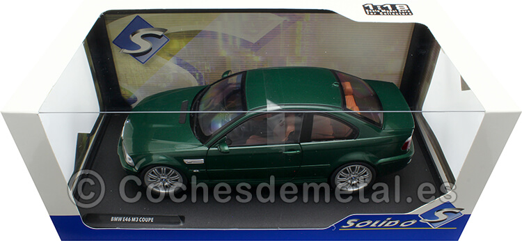 2000 BMW M3 (E46) Coupe Verde Oxford 1:18 Solido S1806507