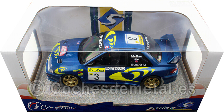1998 Subaru Impreza S5 WRC Nº3 McRae/Grist Rally De Monte Carlo 1:18 Solido S1807402