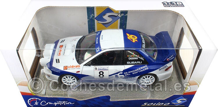 2000 Subaru Impreza S5 WRC Night Version Nº8 Valentino Rossi/Cassina Rally Show Di Monza 1:18 Solido S1807403