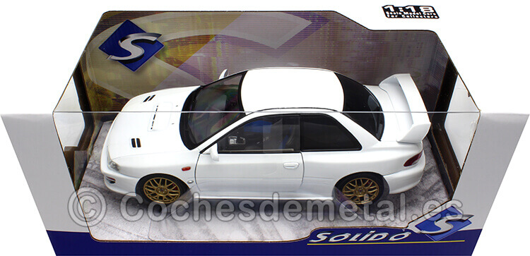 1998 Subaru Impreza 22B Blanco Puro 1:18 Solido S1807404