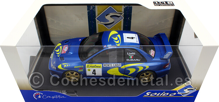 1997 Subaru Impreza S5 WRC Nº4 Liatti/Pons Ganador Rally De Monte Carlo 1:18 Solido S1807405