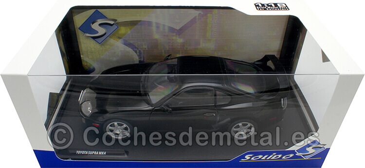 1993 Toyota Supra MK4 (A80) Negro Astral 1:18 Solido S1807606