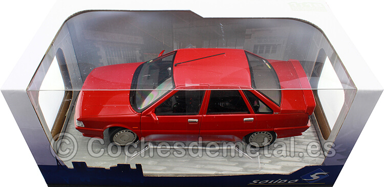 1988 Renault 21 R21 MK1 Turbo Rojo 1:18 Solido S1807701