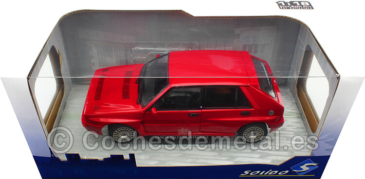 1991 Lancia Delta HF Integrale Rosso Corsa 1:18 Solido S1807801