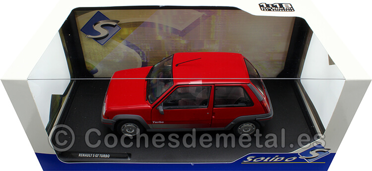 1985 Renault 5 R5 GT Turbo MK1 Rojo Vivo 1:18 Solido S1810001