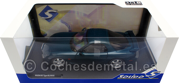1994 Mazda RX-7 Type RS (FD35) Azul Mica Montego 1:18 Solido S1810601