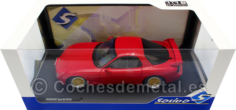 1994 Mazda RX-7 Type RS (FD35) Rojo Vintage 1:18 Solido S1810602