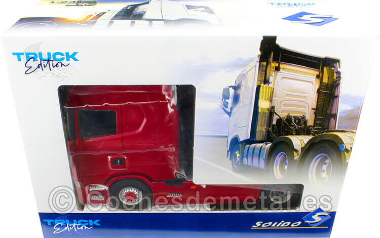 2021 Cabeza Tractora Scania S580 Highline Rojo 1:24 Solido S2400302