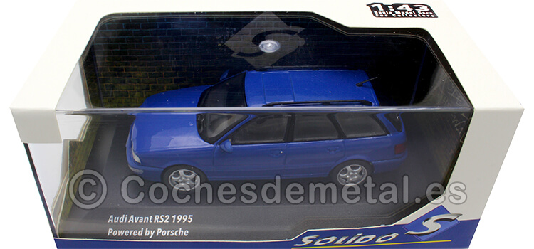 1995 Audi Avant RS2 Azul Nogaro 1:43 Solido S4310101