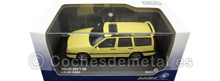 1995 Volvo 850 T5-R 2.3L 20V Turbo Amarillo Crema 1:43 Solido S4310601