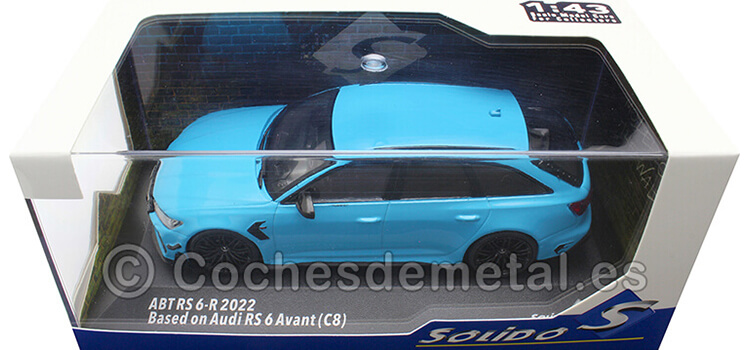 2022 ABT RS6-R Basado en Audi RS6 (C8) Azul Miami 1:43 Solido S4310707
