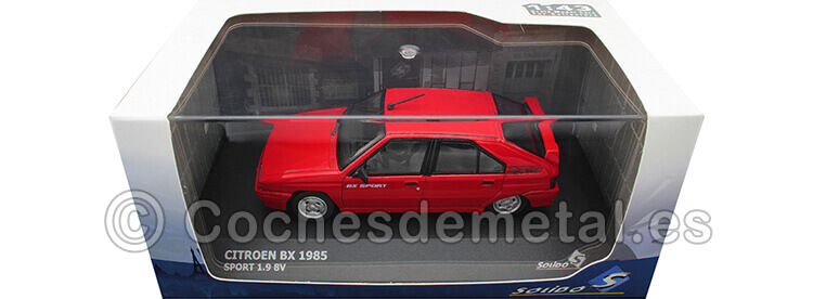1985 Citroen BX Sport 1.9 8V Rojo 1:43 Solido S4311002