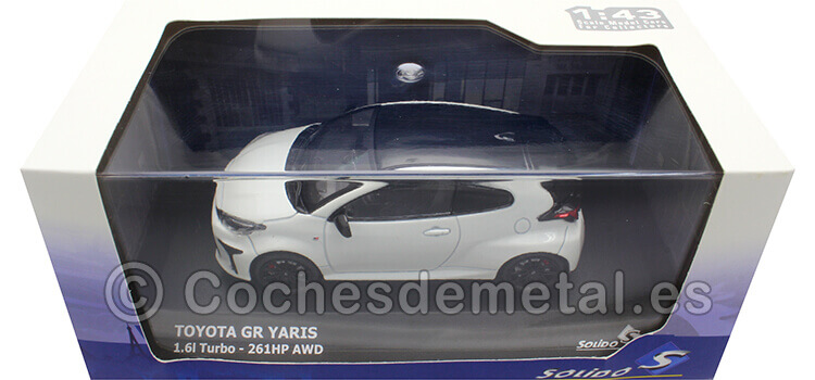 2020 Toyota Yaris GR Blanco Platino 1:43 Solido S4311101