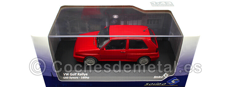 1989 Volkswagen VW Golf Rally G60 Syncro 160hp Rojo Tornado 1:43 Solido S4311301