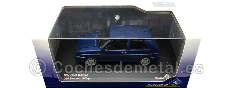 1989 Volkswagen VW Golf Rally G60 Syncro 160hp Azul Metalizado 1:43 Solido S4311302