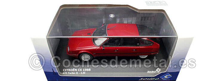 1990 Citroen CX GTI Turbo II Rojo Metalizado 1:43 Solido S4311702