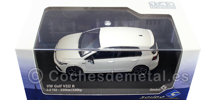 2021 Volkswagen VW Golf VIII R 2.0 TSi Blanco Perla 1:43 Solido S4311802
