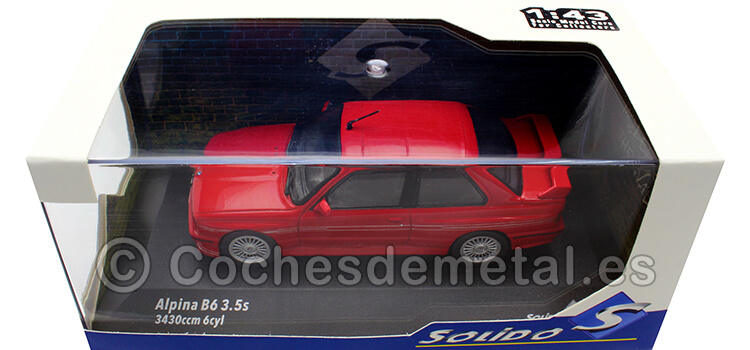 1989 BMW Alpina B6 3.5S (E30) Rojo Brillante 1:43 Solido S4312003