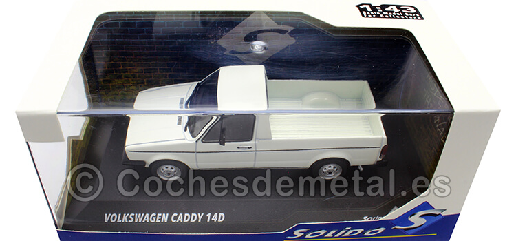 1982 Volkswagen VW Caddy MK1 Custom PickUp Blanco 1:43 Solido S4312301