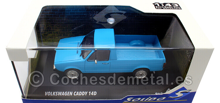 1982 Volkswagen VW Caddy MK1 Custom PickUp Azul 1:43 Solido S4312302