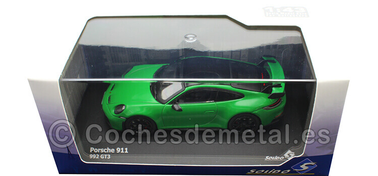 2022 Porsche 911 (992) GT3 Verde Pitón /Negro 1:43 Solido S4312502