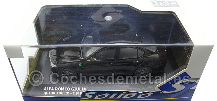 2019 Alfa Romeo Giulia Quadrifoglio Negro 1:43 Solido S4313107