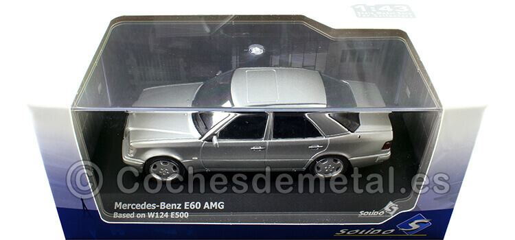 1994 Mercedes-Benz E60 (W124) AMG Plateado 1:43 Solido S4313202