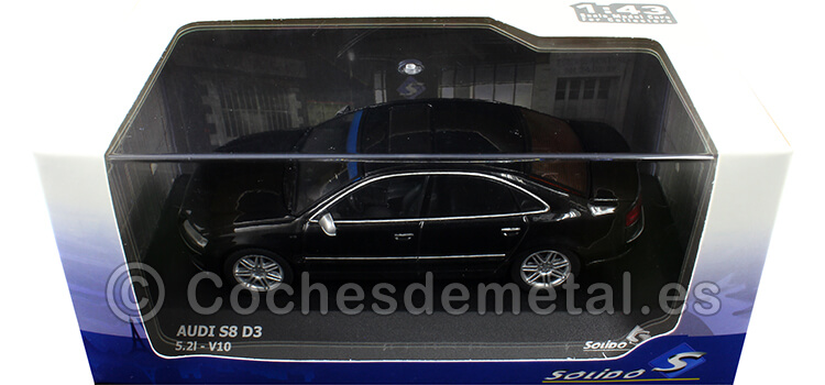 2010 Audi S8 (D3) Negro 1:43 Solido S4313301