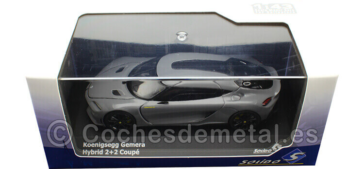 2021 Koenigsegg Gemera 2+2 Coupe Gris 1:43 Solido S4313701