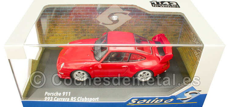 1993 Porsche 911 (993) Carrera RS Clubsport Rojo 1:43 Solido S4313802