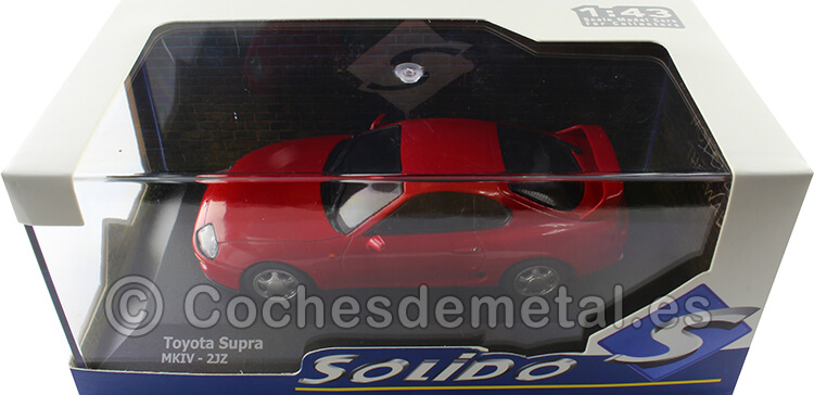 2001 Toyota Supra MK4 2JZ Rojo 1:43 Solido S4314003