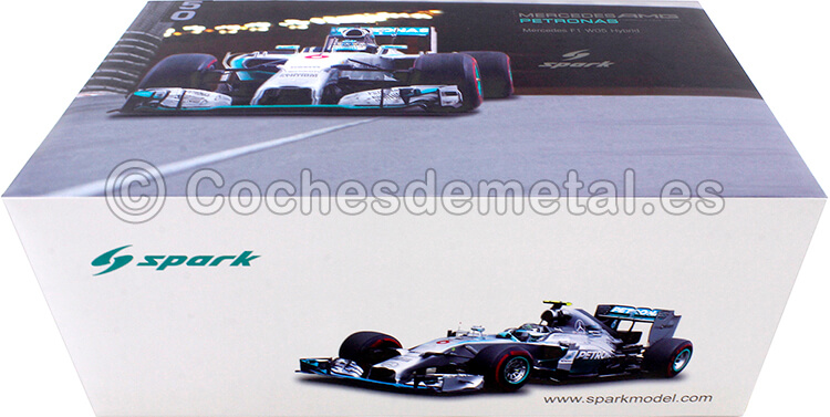 2014 Mercedes F1 W05 Nº6 Nico Rosberg Ganador GP F1 Monaco 1:18 Spark 18S141