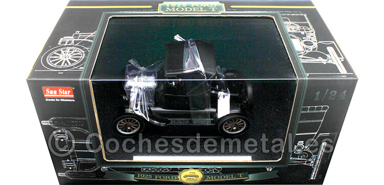 1925 Ford Model T Runabout (Closed) Black 1:24 Sun Star 1886