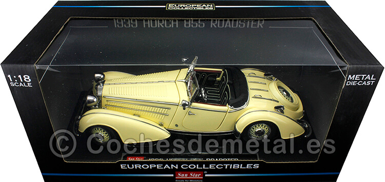 1939 Horch 855 Special Roadster Amarillo 1:18 Sun Star 2407