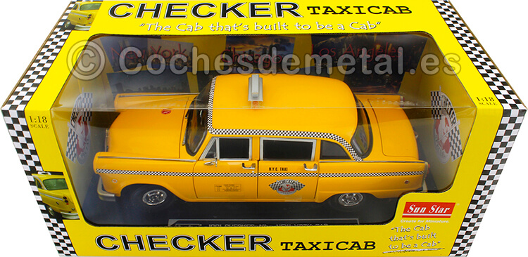 1982 Checker A11 New York Cab Taxi Driver by Robert de Niro 1:18 Sun Star 2512