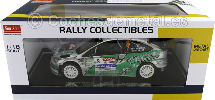 2012 Ford Focus RS WRC Rallye Du Touquet 1:18 Sun Star 3959