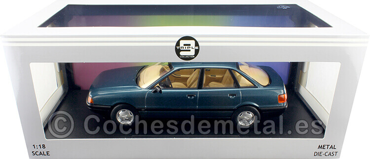 1989 Audi 80 B3 Azul Verdoso Lago 1.18 Triple-9 1800342