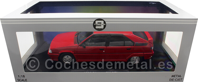 1990 Citroen BX GTI Rojo Veneciano 1:18 Triple-9 1800460